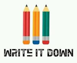 Write it down